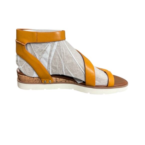 New! Franco Sarto Daven Gladiator Sandals in Mustard - Size 7.5 / EU 37.5 - Picture 6 of 11